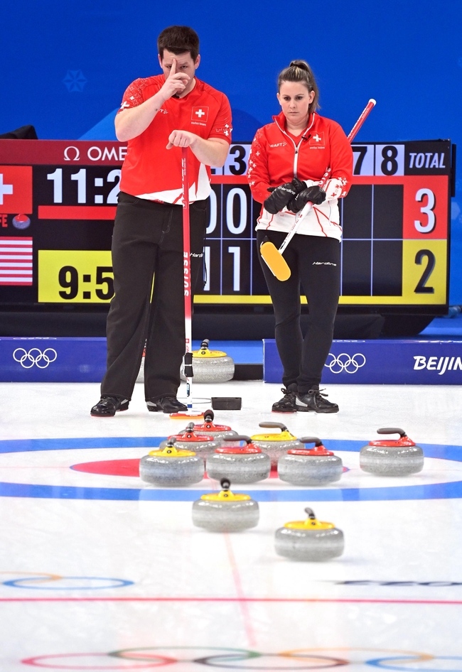 瑞士球员在挑战挪威时全力以赴